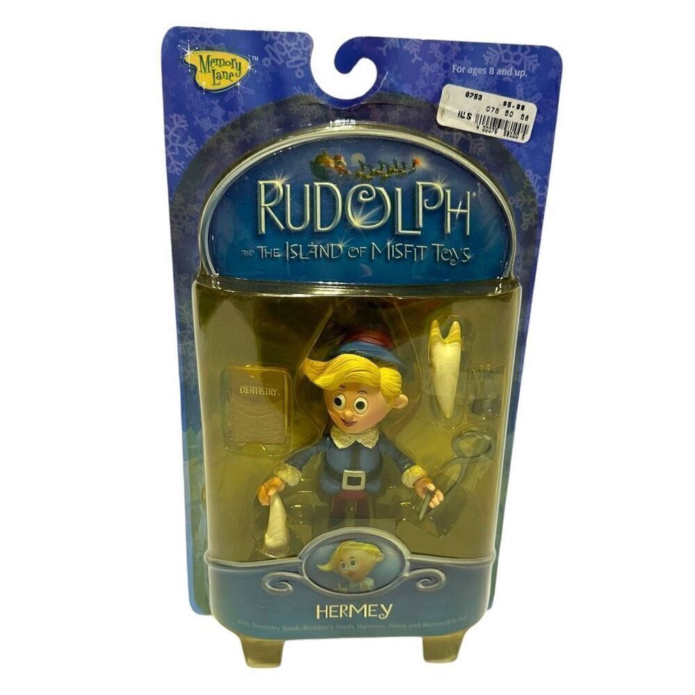 Memory Lane Deluxe PVC Figurines Hermey with tooth and Pliers Accessories